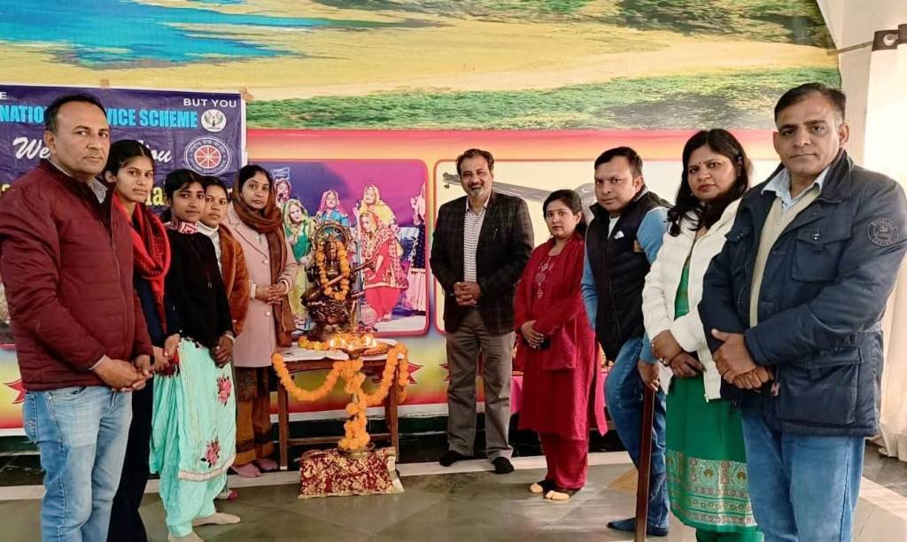 Grand Organization of Diverse Educational Activities at the Womens College on the Auspicious Occasion of Saraswati Mahotsav